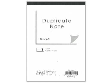 GP-DNA6 Duplicate Note Pad